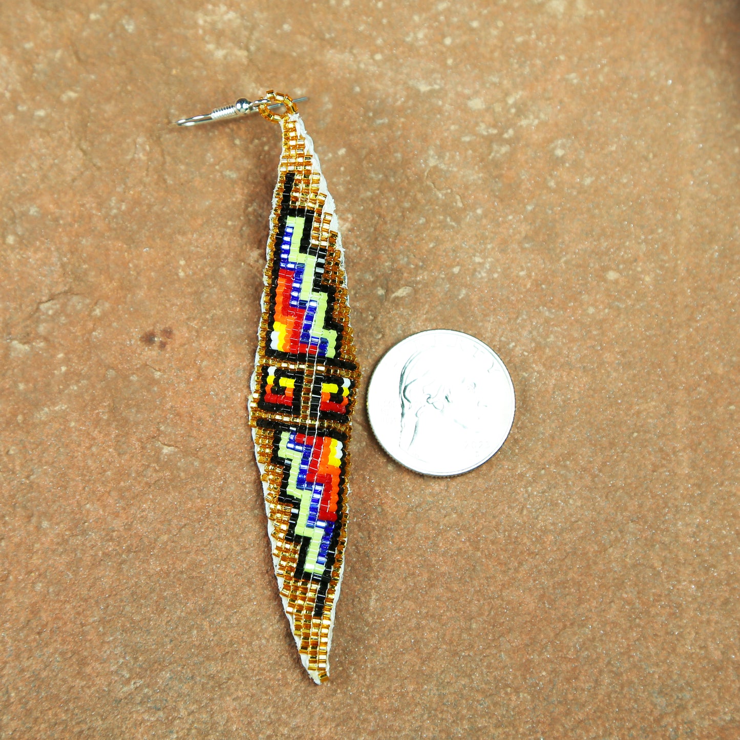 Long Twisted Diamond Earrings